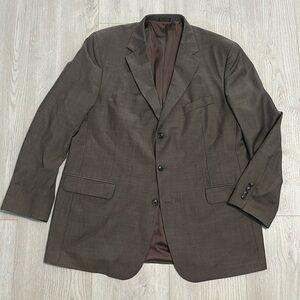 🔥BUNDLE SALE Mens 46L Stafford wool sports coat suit jacket blazer